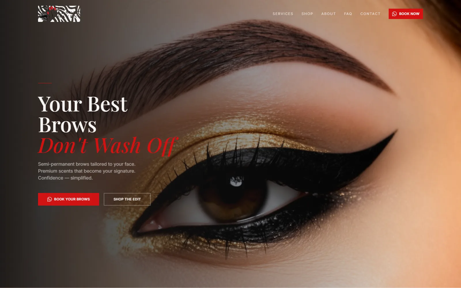 Ivy Beauty Haven homepage